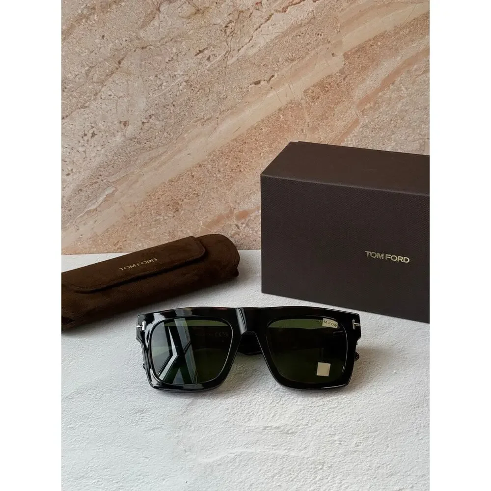 NEW Tom Ford FT6068-B Fausto Clip On Bluelight Frames in Brown